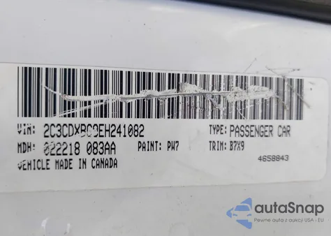 2011 Dodge Charger z USA, uszkodzony, nr VIN 2B3CL3CG8BH548620